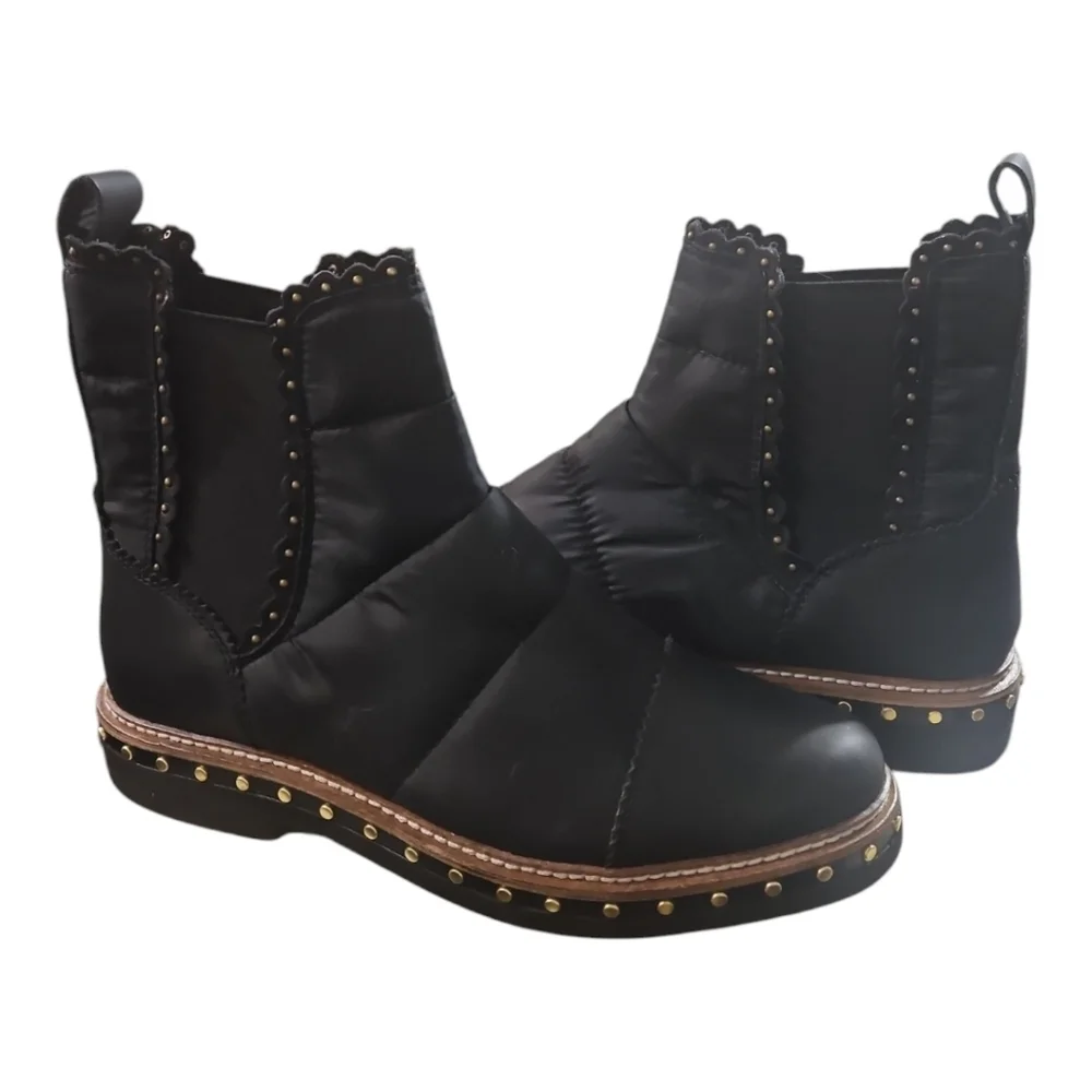 New Free People Leather Chelsea Boots Sz 7.5